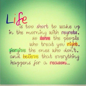 Tomorrow is not guaranteed.