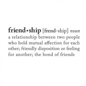 Wall Quotes Wall Decals - FRIENDSHIP: A Definition