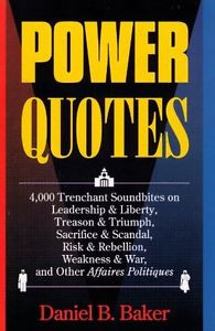 Details about Power Quotes (REFERENCE, LANGUAGE, POLITICAL SCIENCE) By ...