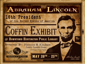 Abraham Lincoln Coffin Exhibit - Henson & Kitchen Family Funeral Home ...
