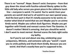 weird. And I have met her!! More