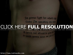 Related Rib Tattoos For Men: Choose The Perfect Quote