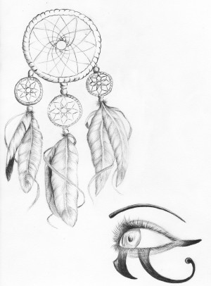 Dream Catcher With Quote Drawing Heart dreamcatcher drawing