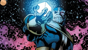 Thanos with Cosmic Cube