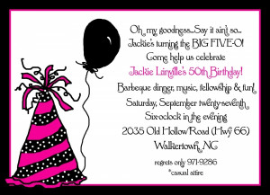 Invitation for 50th birthday party-2