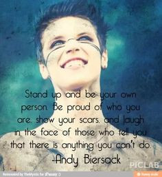 Andy Biersack of Black Veil Brides quote♥ More