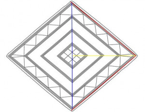 triangular based pyramid. Figure 24: The Khafre Pyramid