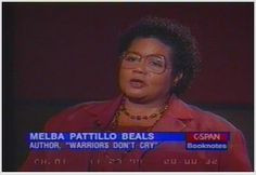 ... Interview with Melba Patillo, author of Warriors Don't Cry. More