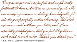 Every arrangement was perfect - General Mills Corporate Group