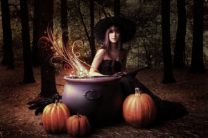 Beautiful Halloween Witch :