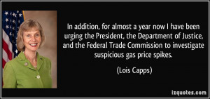 More Lois Capps Quotes