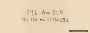 Love You Forever Facebook Cover
