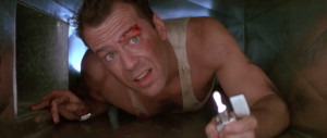 HD Photo- Bruce Willis as John McClane in Die Hard (