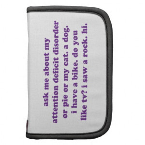 Add Adhd Funny Quote Purple Card From Zazzle