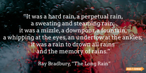 Famous Literary Quotes About Rain | Read It Forward