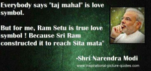 Narendra Modi Quote On Taj Mahal