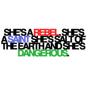 She's A Rebel Lyrics Green Day Word Graphics For You