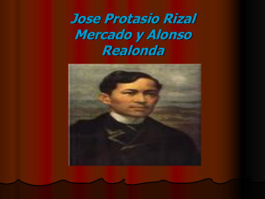 Jose Protasio Rizal Mercado y Alonso Realonda by wangnianwu