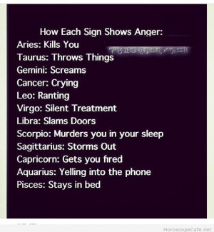 Signs reactions...my astrological sign has multiple personalities ...