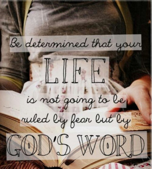 Be Determined! Lord how I needed to read those words this morning ...