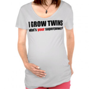 Grow Twins Funny Maternity Maternity Top