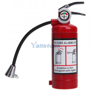 New Funny Fire Extinguisher Style Refillable Butane Gas Cigarette ...