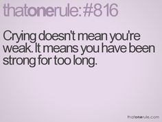 It's your breaking point