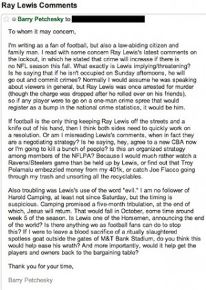 Ray Lewis Quotes Questions: ray lewis