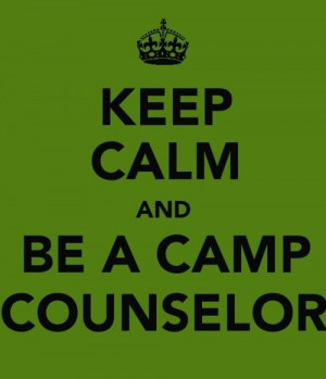 camp counselor. Love it!