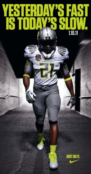 Those Oregon Ducks uniforms