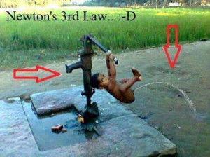 ... law funny creation funny playing baby pictures funny newton third law