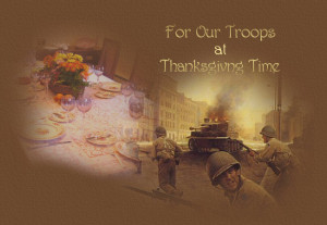soldier s thanksgiving over there a soldier s thinking of a time not ...