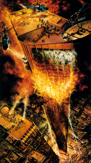 The Towering Inferno (1974) Poster Art by John Berkey