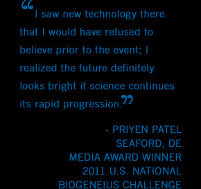 BioGENEius 2014 International Winners