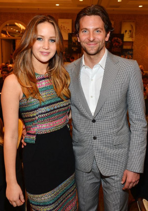 Actors Jennifer Lawrence and Bradley Cooper attend the 13th Annual AFI ...