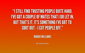 Quotes About Trusting People Preview quote