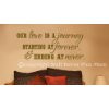 Wall Decor Plus More WDPM2892 Our Love is a Journey, Beginning at ...