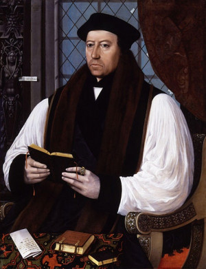 Thomas Cranmer by Gerlach Flicke, National Portrait Gallery