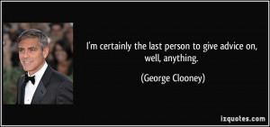 More George Clooney Quotes