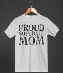 Proud Softball Mom T Shirt