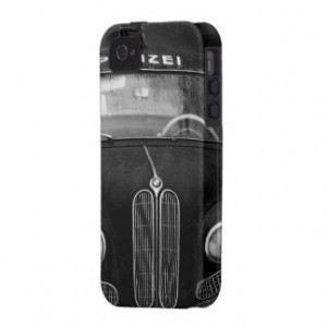 Old Gangster Polizei Car iPhone 4/4s Case