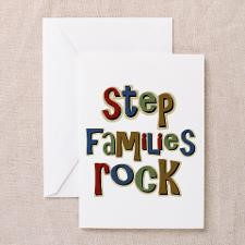 Stepfamilies Rock Step Family Day Greeting Cards ( for