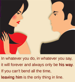 Controlling husband