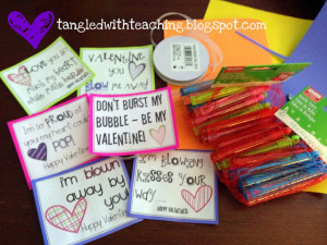 Bubbly Valentines {Freebie!}