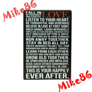 -Love-Poem-Vintage-Metal-sign-wall-decor-House-Office-Quote-Metal ...