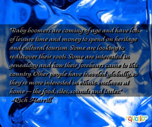 Baby boomers are coming of age and