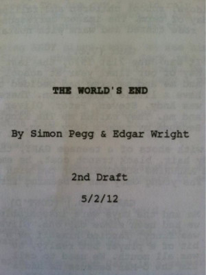 Simon Pegg And Edgar Wright Finally Finish Writing The World's End