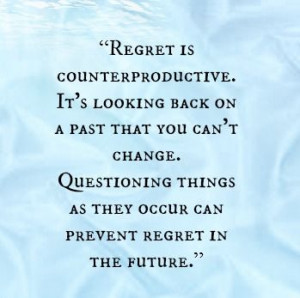 Regret // Slammed quote