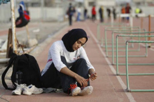 ... female athletes to the london olympics riyadh will have two female
