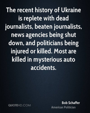 The recent history of Ukraine is replete with dead journalists, beaten ...